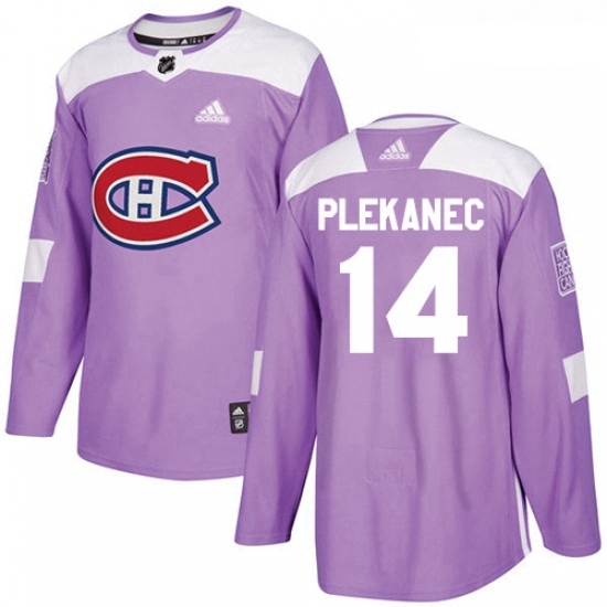 Youth Adidas Montreal Canadiens 14 Tomas Plekanec Authentic Purple Fights Cancer Practice NHL Jersey Youth Adidas Montreal Canadiens 14 Tomas Plekanec Authentic Purple Fights Cancer Practice NHL Jersey