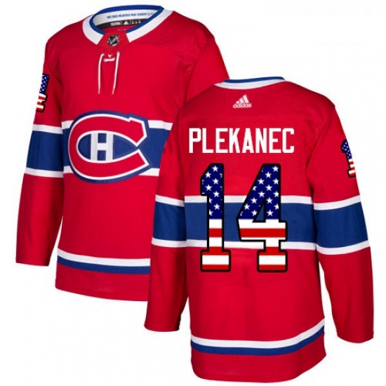 Youth Adidas Montreal Canadiens 14 Tomas Plekanec Authentic Red USA Flag Fashion NHL Jersey Youth Adidas Montreal Canadiens 14 Tomas Plekanec Authentic Red USA Flag Fashion NHL Jersey
