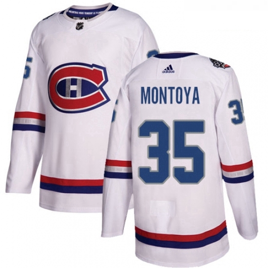 Youth Adidas Montreal Canadiens 35 Al Montoya Authentic White 2017 100 Classic NHL Jersey Youth Adidas Montreal Canadiens 35 Al Montoya Authentic White 2017 100 Classic NHL Jersey