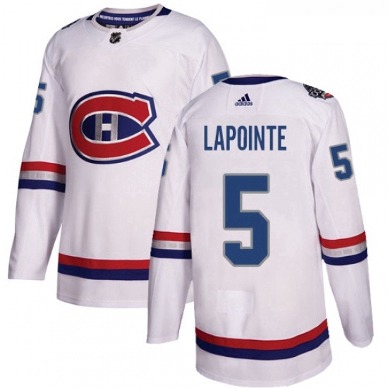 Youth Adidas Montreal Canadiens 5 Guy Lapointe Authentic White 2017 100 Classic NHL Jersey Youth Adidas Montreal Canadiens 5 Guy Lapointe Authentic White 2017 100 Classic NHL Jersey