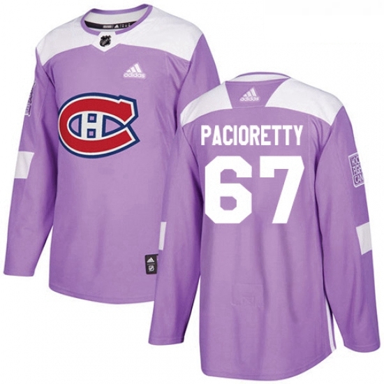 Youth Adidas Montreal Canadiens 67 Max Pacioretty Authentic Purple Fights Cancer Practice NHL Jersey Youth Adidas Montreal Canadiens 67 Max Pacioretty Authentic Purple Fights Cancer Practice NHL Jersey