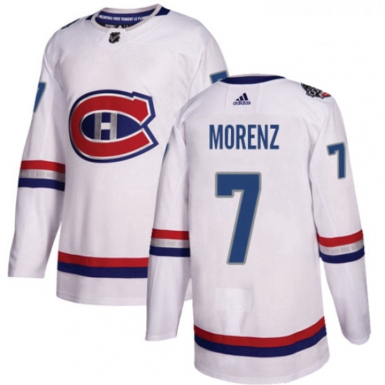 Youth Adidas Montreal Canadiens 7 Howie Morenz Authentic White 2017 100 Classic NHL Jersey Youth Adidas Montreal Canadiens 7 Howie Morenz Authentic White 2017 100 Classic NHL Jersey
