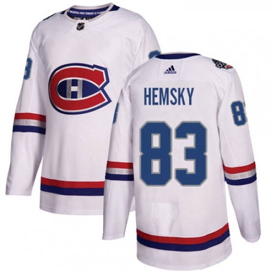 Youth Adidas Montreal Canadiens 83 Ales Hemsky Authentic White 2017 100 Classic NHL Jersey Youth Adidas Montreal Canadiens 83 Ales Hemsky Authentic White 2017 100 Classic NHL Jersey