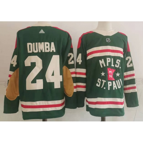 Men Minnesota Wild 24 Matt Dumba Green 2022 Winter Classic Adidas Stitched NHL Jersey Men Minnesota Wild 24 Matt Dumba Green 2022 Winter Classic Adidas Stitched NHL Jersey