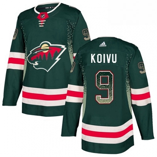 Mens Adidas Minnesota Wild 9 Mikko Koivu Authentic Green Drift Fashion NHL Jersey Mens Adidas Minnesota Wild 9 Mikko Koivu Authentic Green Drift Fashion NHL Jersey