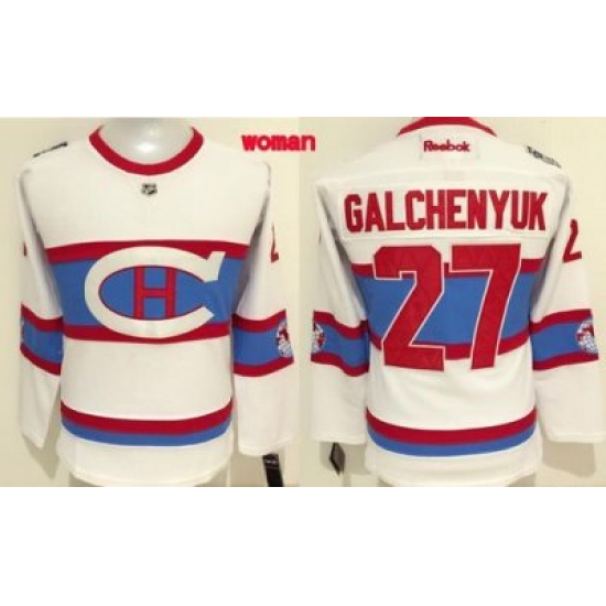 Canadiens #27 Alex Galchenyuk White 2016 Winter Classic Womens Stitched NHL Jersey Canadiens #27 Alex Galchenyuk White 2016 Winter Classic Womens Stitched NHL Jersey