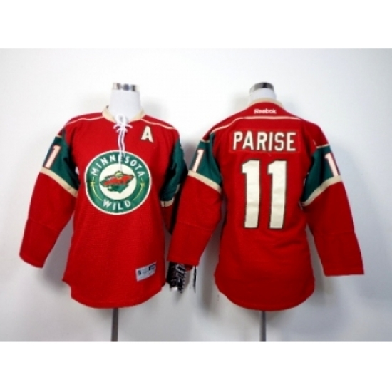 NHL Youth minnesota wild #11 parise red jerseys NHL Youth minnesota wild #11 parise red jerseys