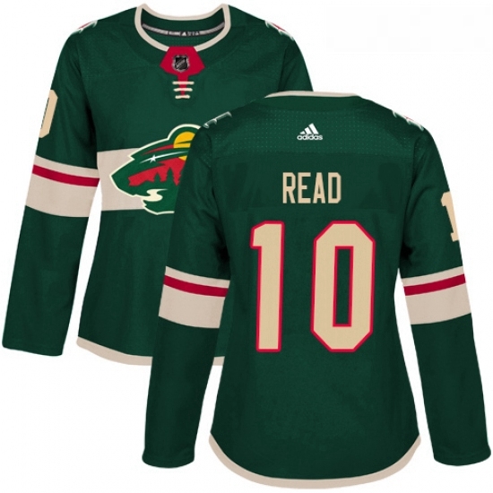 Womens Adidas Minnesota Wild 10 Matt Read Premier Green Home NHL Jersey Womens Adidas Minnesota Wild 10 Matt Read Premier Green Home NHL Jersey