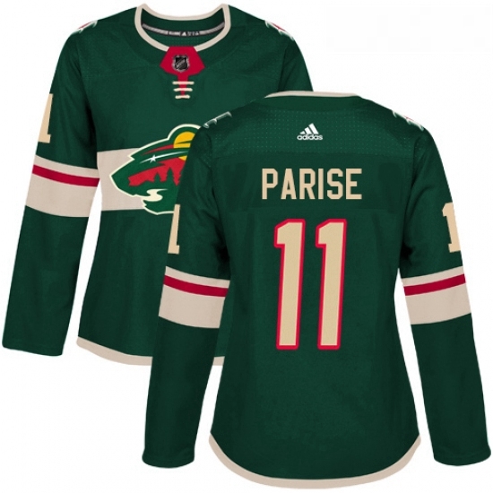 Womens Adidas Minnesota Wild 11 Zach Parise Authentic Green Home NHL Jersey Womens Adidas Minnesota Wild 11 Zach Parise Authentic Green Home NHL Jersey