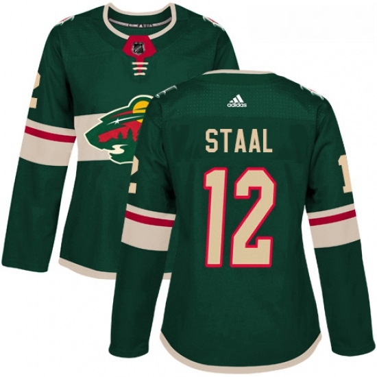 Womens Adidas Minnesota Wild 12 Eric Staal Authentic Green Home NHL Jersey Womens Adidas Minnesota Wild 12 Eric Staal Authentic Green Home NHL Jersey