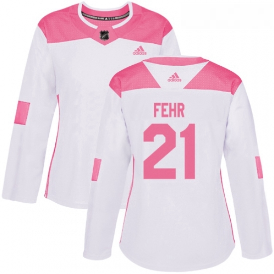 Womens Adidas Minnesota Wild 21 Eric Fehr Authentic White Pink Fashion NHL Jersey Womens Adidas Minnesota Wild 21 Eric Fehr Authentic White Pink Fashion NHL Jersey