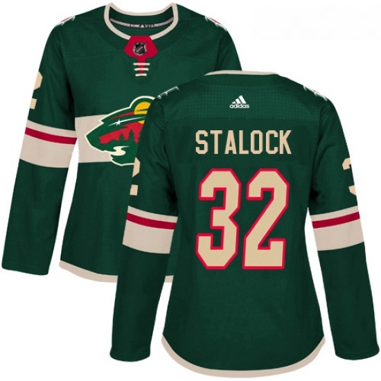 Womens Adidas Minnesota Wild 32 Alex Stalock Authentic Green Home NHL Jersey Womens Adidas Minnesota Wild 32 Alex Stalock Authentic Green Home NHL Jersey