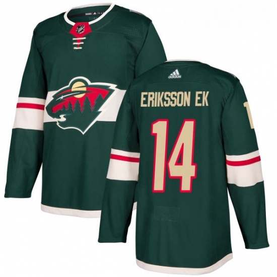Youth Adidas Minnesota Wild 14 Joel Eriksson Ek Premier Green Home NHL Jersey Youth Adidas Minnesota Wild 14 Joel Eriksson Ek Premier Green Home NHL Jersey