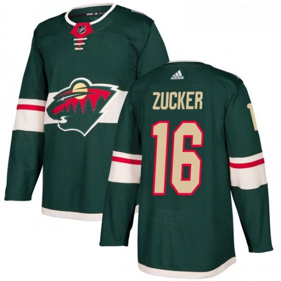 Youth Adidas Minnesota Wild 16 Jason Zucker Authentic Green Home NHL Jersey Youth Adidas Minnesota Wild 16 Jason Zucker Authentic Green Home NHL Jersey