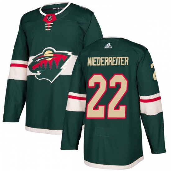 Youth Adidas Minnesota Wild 22 Nino Niederreiter Authentic Green Home NHL Jersey Youth Adidas Minnesota Wild 22 Nino Niederreiter Authentic Green Home NHL Jersey