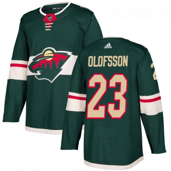 Youth Adidas Minnesota Wild 23 Gustav Olofsson Authentic Green Home NHL Jersey Youth Adidas Minnesota Wild 23 Gustav Olofsson Authentic Green Home NHL Jersey