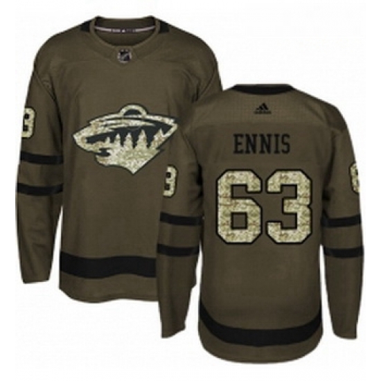 Youth Adidas Minnesota Wild 63 Tyler Ennis Premier Green Salute to Service NHL Jersey Youth Adidas Minnesota Wild 63 Tyler Ennis Premier Green Salute to Service NHL Jersey
