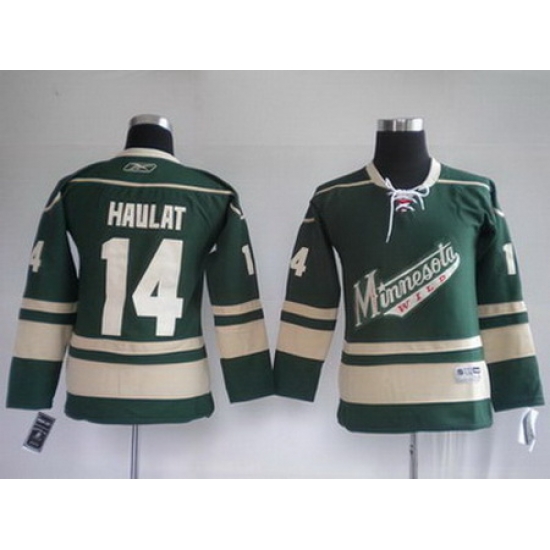 Youth Minnesota Wild 14 HAVLAT GREEND kids Jerseys Youth Minnesota Wild 14 HAVLAT GREEND kids Jerseys