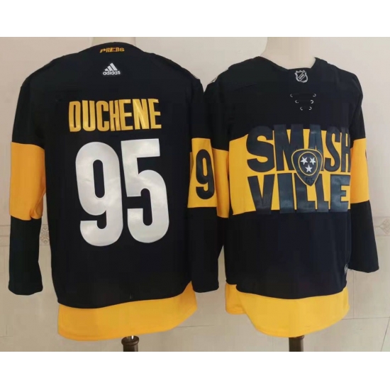Men Nashville Predators 95 Matt Duchene Black 2022 Stadium Series adidas Stitched NHL Jersey Men Nashville Predators 95 Matt Duchene Black 2022 Stadium Series adidas Stitched NHL Jersey
