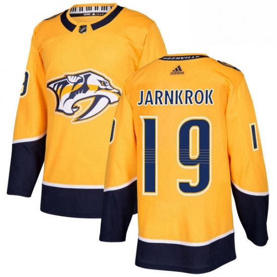 Mens Adidas Nashville Predators 19 Calle Jarnkrok Authentic Gold Home NHL Jersey Mens Adidas Nashville Predators 19 Calle Jarnkrok Authentic Gold Home NHL Jersey