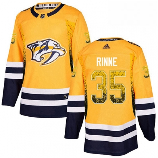Mens Adidas Nashville Predators 35 Pekka Rinne Authentic Gold Drift Fashion NHL Jersey Mens Adidas Nashville Predators 35 Pekka Rinne Authentic Gold Drift Fashion NHL Jersey