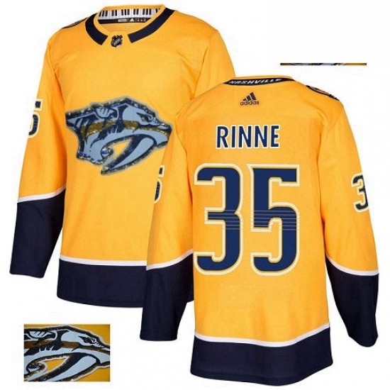 Mens Adidas Nashville Predators 35 Pekka Rinne Authentic Gold Fashion Gold NHL Jersey Mens Adidas Nashville Predators 35 Pekka Rinne Authentic Gold Fashion Gold NHL Jersey