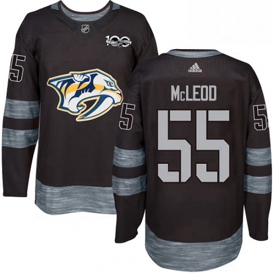 Mens Adidas Nashville Predators 55 Cody McLeod Authentic Black 1917 2017 100th Anniversary NHL Jersey Mens Adidas Nashville Predators 55 Cody McLeod Authentic Black 1917 2017 100th Anniversary NHL Jersey