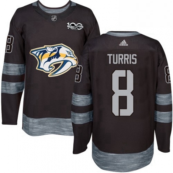 Mens Adidas Nashville Predators 8 Kyle Turris Authentic Black 1917 2017 100th Anniversary NHL Jersey Mens Adidas Nashville Predators 8 Kyle Turris Authentic Black 1917 2017 100th Anniversary NHL Jersey