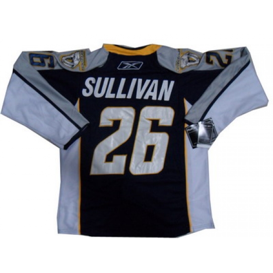 Nashville Predators #26 Steve Sullivan Dark Blue Jersey Ice Hockey Jerseys Nashville Predators #26 Steve Sullivan Dark Blue Jersey Ice Hockey Jerseys