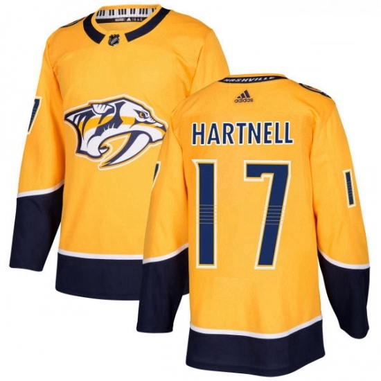 Youth Adidas Nashville Predators 17 Scott Hartnell Authentic Gold Home NHL Jersey Youth Adidas Nashville Predators 17 Scott Hartnell Authentic Gold Home NHL Jersey