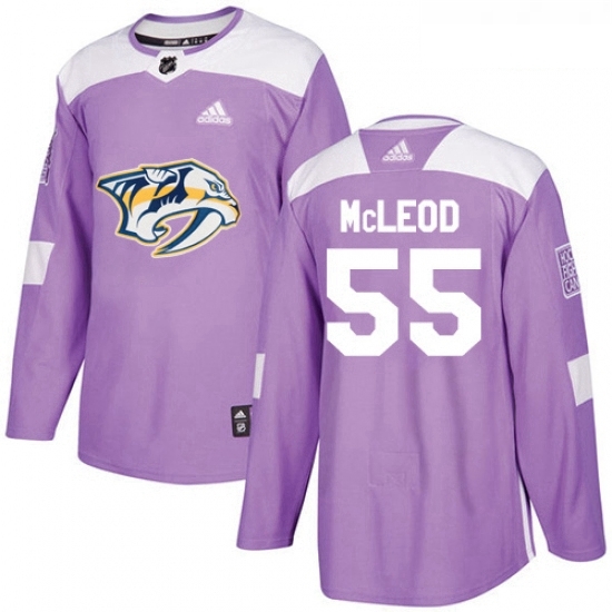 Youth Adidas Nashville Predators 55 Cody McLeod Authentic Purple Fights Cancer Practice NHL Jersey Youth Adidas Nashville Predators 55 Cody McLeod Authentic Purple Fights Cancer Practice NHL Jersey