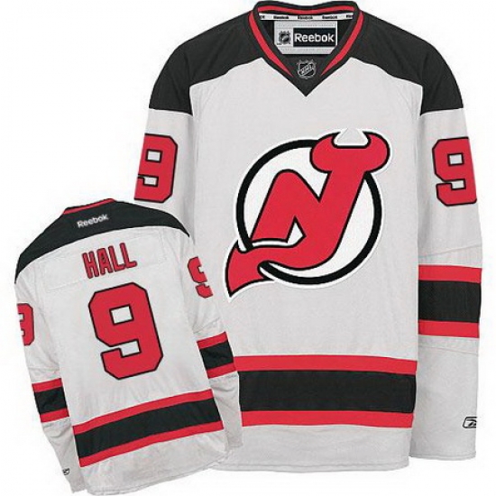 Devils #9 Taylor Hall White Stitched NHL Jersey Devils #9 Taylor Hall White Stitched NHL Jersey