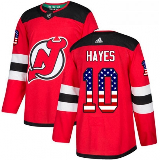 Mens Adidas New Jersey Devils 10 Jimmy Hayes Authentic Red USA Flag Fashion NHL Jersey Mens Adidas New Jersey Devils 10 Jimmy Hayes Authentic Red USA Flag Fashion NHL Jersey
