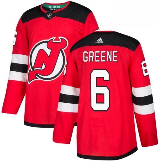 Mens Adidas New Jersey Devils 6 Andy Greene Authentic Red Home NHL Jersey Mens Adidas New Jersey Devils 6 Andy Greene Authentic Red Home NHL Jersey