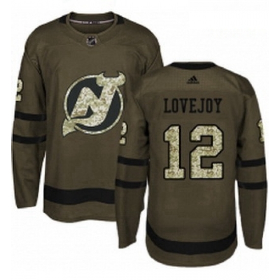 Youth Adidas New Jersey Devils 12 Ben Lovejoy Authentic Green Salute to Service NHL Jersey Youth Adidas New Jersey Devils 12 Ben Lovejoy Authentic Green Salute to Service NHL Jersey