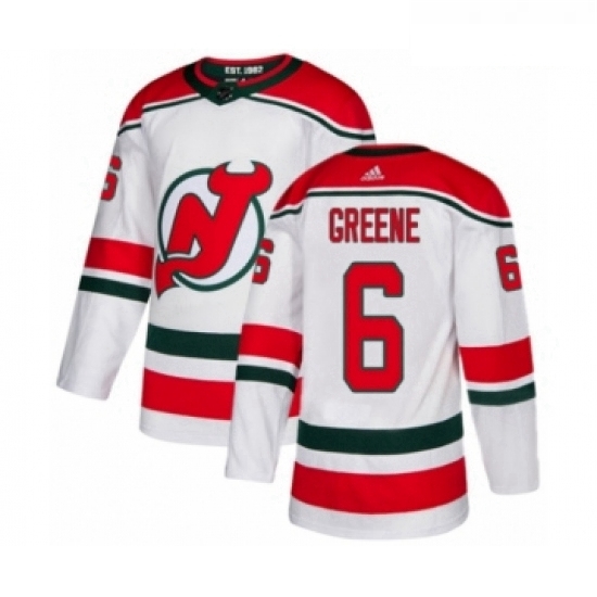 Youth Adidas New Jersey Devils 6 Andy Greene Authentic White Alternate NHL Jersey Youth Adidas New Jersey Devils 6 Andy Greene Authentic White Alternate NHL Jersey
