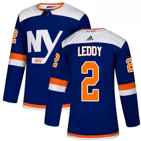 Mens Adidas New York Islanders 2 Nick Leddy Premier Blue Alternate NHL Jersey Mens Adidas New York Islanders 2 Nick Leddy Premier Blue Alternate NHL Jersey