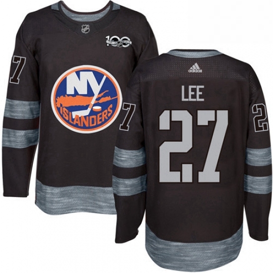 Mens Adidas New York Islanders 27 Anders Lee Authentic Black 1917 2017 100th Anniversary NHL Jersey Mens Adidas New York Islanders 27 Anders Lee Authentic Black 1917 2017 100th Anniversary NHL Jersey