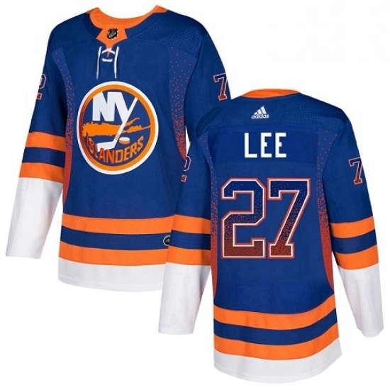 Mens Adidas New York Islanders 27 Anders Lee Authentic Royal Blue Drift Fashion NHL Jersey Mens Adidas New York Islanders 27 Anders Lee Authentic Royal Blue Drift Fashion NHL Jersey