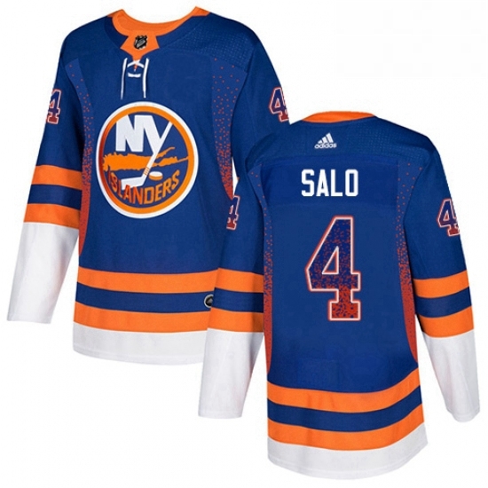 Mens Adidas New York Islanders 4 Robin Salo Authentic Royal Blue Drift Fashion NHL Jersey Mens Adidas New York Islanders 4 Robin Salo Authentic Royal Blue Drift Fashion NHL Jersey