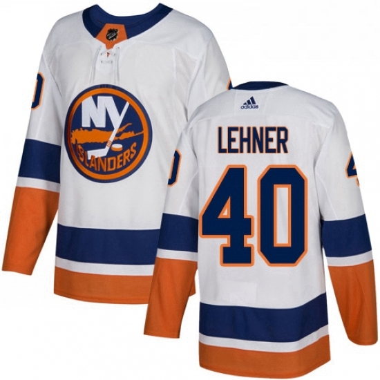 Mens Adidas New York Islanders 40 Robin Lehner Authentic White Away NHL Jersey Mens Adidas New York Islanders 40 Robin Lehner Authentic White Away NHL Jersey