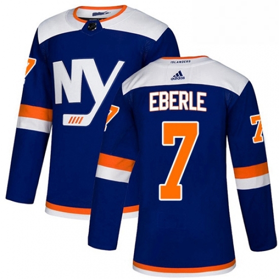 Mens Adidas New York Islanders 7 Jordan Eberle Premier Blue Alternate NHL Jersey Mens Adidas New York Islanders 7 Jordan Eberle Premier Blue Alternate NHL Jersey