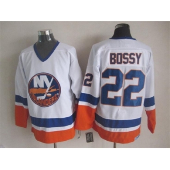 NHL New York Islanders 22 Mike Bossy white jerseys NHL New York Islanders 22 Mike Bossy white jerseys