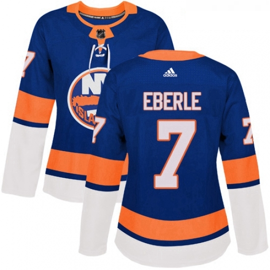 Womens Adidas New York Islanders 7 Jordan Eberle Premier Royal Blue Home NHL Jersey Womens Adidas New York Islanders 7 Jordan Eberle Premier Royal Blue Home NHL Jersey