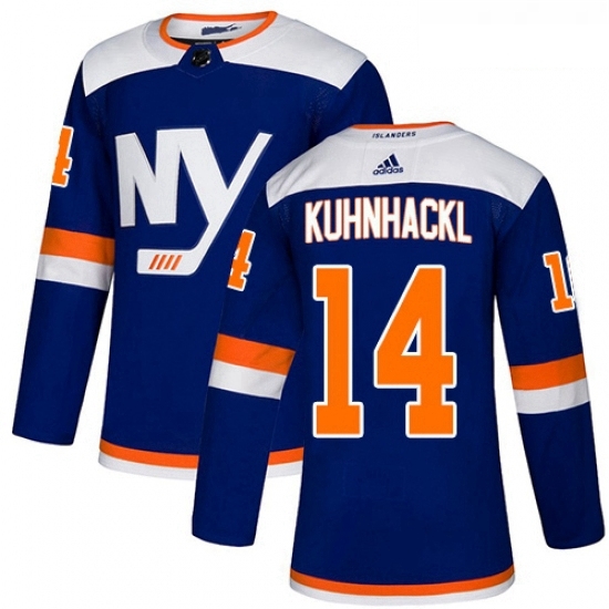 Youth Adidas New York Islanders 14 Tom Kuhnhackl Premier Blue Alternate NHL Jersey Youth Adidas New York Islanders 14 Tom Kuhnhackl Premier Blue Alternate NHL Jersey