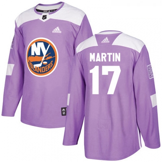 Youth Adidas New York Islanders 17 Matt Martin Authentic Purple Fights Cancer Practice NHL Jersey Youth Adidas New York Islanders 17 Matt Martin Authentic Purple Fights Cancer Practice NHL Jersey