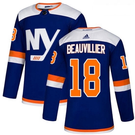 Youth Adidas New York Islanders 18 Anthony Beauvillier Premier Blue Alternate NHL Jersey Youth Adidas New York Islanders 18 Anthony Beauvillier Premier Blue Alternate NHL Jersey