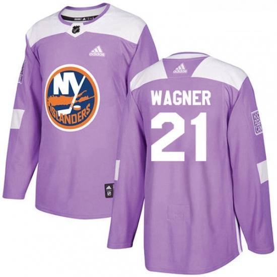 Youth Adidas New York Islanders 21 Chris Wagner Authentic Purple Fights Cancer Practice NHL Jersey Youth Adidas New York Islanders 21 Chris Wagner Authentic Purple Fights Cancer Practice NHL Jersey