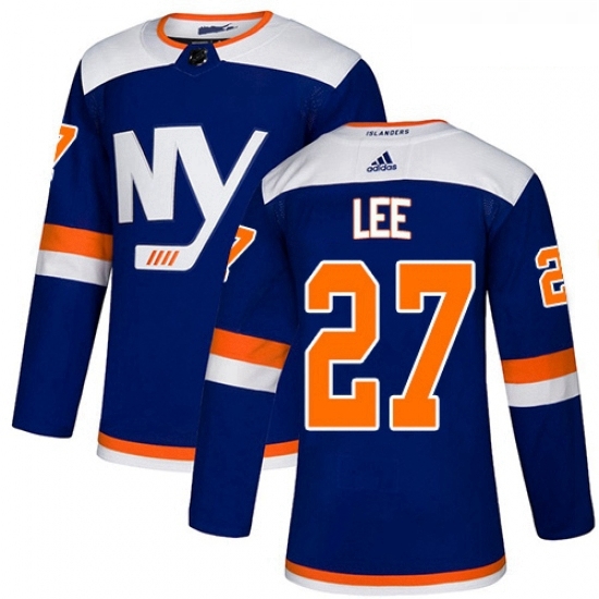 Youth Adidas New York Islanders 27 Anders Lee Premier Blue Alternate NHL Jersey Youth Adidas New York Islanders 27 Anders Lee Premier Blue Alternate NHL Jersey