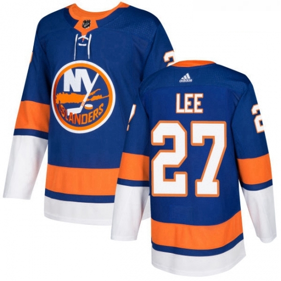 Youth Adidas New York Islanders 27 Anders Lee Premier Royal Blue Home NHL Jersey Youth Adidas New York Islanders 27 Anders Lee Premier Royal Blue Home NHL Jersey